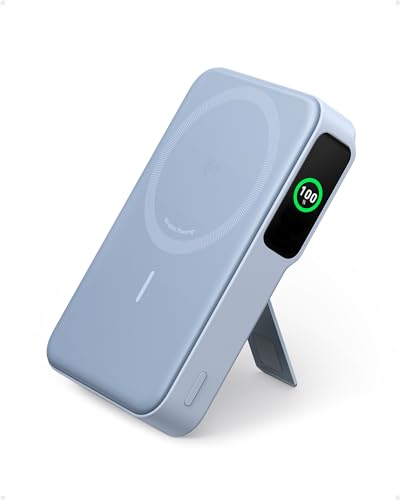 Anker MagGo magnetische Powerbank 10000mAh Qi2 15W mit Halterung