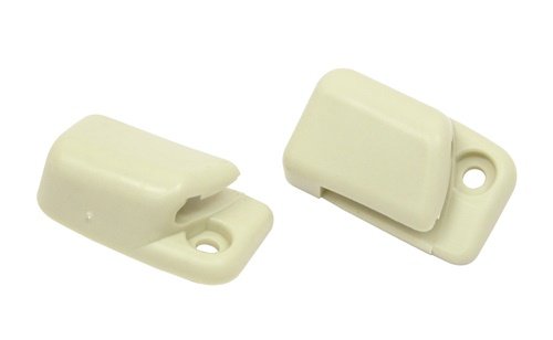 Empi 00-4427-B VW Bug, Beetle, Sun Visor Clips, Type 1, 68-79, Ivory, Pair