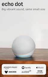 Echo Dot (Newest gen) Glacier White with Alexa Early Access view 8