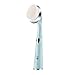TOUCHBeauty 2 in 1 Sonic Vibration Eye Massager with Soft Facial Cleanser Brush, Waterproof Face Exfoliating Cleanser, Removes Dark Circles and Puffiness Eye Treatment Device TB-1581