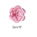 2pcs 8inch Paper Flower Backdrop Decoration - Party, Wedding, Rose Flower Wall Backdrop DIY Paper Handmade Craft for Nursery, Baby Shower, Birthday, Home Decor (8inch, Pink)