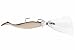 Blue Water Candy - Rock Fish Candy 8 oz & 4 oz Mojo Lure Loaded with 9-Inch Swimbait Shad Bodies Tandem Parachute Rigged & Ready (Black Mojo on Pearl White & Black Shad)