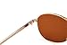 LotFancy Polarized Aviator Sunglasses for Women with Case, UV400 Protection, 61MM, Lightweight Eyewear for Driving Fishing Sports, Brown Lens, Gold Metal Frame