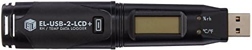Lascar EL-USB-2-LCD+ High Accuracy Humidity Temperature and Dew Point Data Logger with LCD by Lascar Electronics