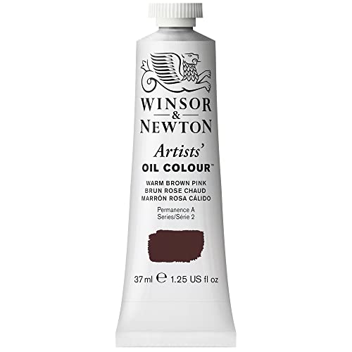 Winsor & Newton 1214413 Artists Oil Paint - 37 ml Tube - Artist - Oil Paint with Highest Possible Pigmentation, Highest Light Fastness - Rose Brown Warm
