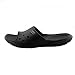 Kaiback Men's Poolside Slide Shower Sport Sandal (10/11, Black)