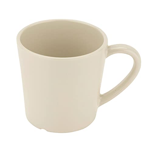 G.E.T. C-107-IV-EC Ivory 8 Ounces. Plastic, Melamine Cups (Pack of 4) (Saucer P…