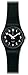 Swatch Lady Black Silicone Ladies Watch LB170
