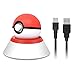 USB Charger Cable with Stand for Nintendo Switch Poke Ball Plus Controller, Fast Charging Cord and Station Holder Accessories Kit for Nintendo Pokémon Lets Go Pikachu Eevee Game Controller - 2.8FT