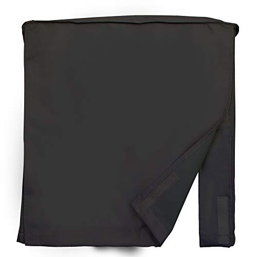 NEXTCOVER Universal Generator Cover-600D Canvas Heavy Duty Waterproof Fade Resistant, Fits Generator Up to 26" Long and 20" Wide and 20" High,Black Color,N21G810A - Thumbnail 2