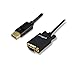 gofanco DisplayPort to VGA Cable 10 Feet Gold Plated DP to VGA Adapter Cable - Male to Male Converter Cable for DisplayPort-Equipped Desktops and Laptops to Connect to VGA Displays (Black) (DPVGA10F) primary
