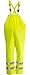 Hi-Vis D6323PG-S Rain Bib Pants, Hi-Vis Green, S