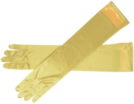 16" Long Satin Stretch Gloves Above Elbow Bridal Prom Wedding Formal 9 Colors