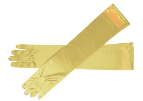 16" Long Satin Stretch Gloves Above Elbow Bridal Prom Wedding Formal 9 Colors