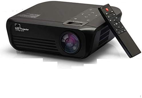 Mini Smart Projector P18 HD 1080P Supported, Home Theater Video Projector with 176” Projector Size 55000 Hours, Compatible with TV Stick,HDMI,AV, USB,Laptop