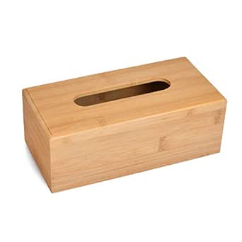 FOROREH Dispensador de Pañuelos Caja Cosméticos Bambú ...