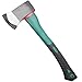 Hi-Spec 2lb Sharp-Edged Steel Axe with Non-Slip Soft Touch Ergonomic Grip Handle for Cutting, Splitting, Pruning, Chopping, and The Shaping, of Kindling, Fire-Lighters, Wood, Logs and Timber.