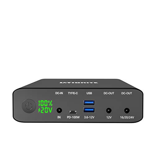 LITIONITE Venom 120W / 64.000mAh Powerbank Draagbare Externe Batterij met LED-display - 2x DC (12-24V) - 2x USB - 1x PD… - Afbeelding 3