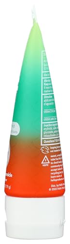 HELLO MAGICAL MERMAID KIDS TOOTHPASTE WITH FLUORIDE, ORANGE DREAMSICLE FLAVORED TOOTHPASTE FOR KIDS, SAFE FOR AGES 2 AND UP, HELPS PREVENT CAVITIES, STRENGTHEN ENAMEL, AND POLISHES TEETH, 4.2 OZ