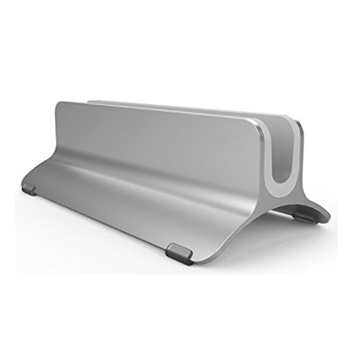 Vertical Laptop Stand, Beeiee Aluminum Desktop Vertical Laptop Stand Holder for MacBook Air, MacBook Pro,Notebooks