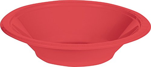 UPC 039938247584, Creative Converting Touch of Color 20 Count Plastic Bowl, 12 oz, Coral