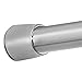 iDesign Forma Metal Tension, Adjustable Customizable Curtain Rod for Bathtub, Shower Stall, Closet, Doorway, 26-42", Brushed Stainless Steel primary