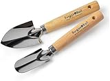 Burgon & Ball Cell Tray Trowel 18cm Ergonomic Wooden Handle Tool view 3