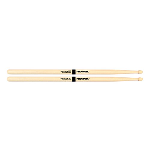 ProMark Drum Sticks - Rebound 5B Drumsticks - Drum Sticks Set - Acorn Wood Tip for Larger Sweet Spot - Hickory Drum Sticks - Consistent Weight and Pitch - 1 Pair