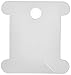 Darice White Cardboard Floss Bobbins – Keep Thread Organized and Untangled – Wrap and Store Floss, Needlepoint and Craft Thread – Perforated to Hold Thread in Place, 1-1/2” Long, 1,000 Pieces