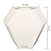 Ceramic Small Collection Geometric Planter ( 3 Pack-White) Hexagon Succulent Plant Pot/Planter/Container
