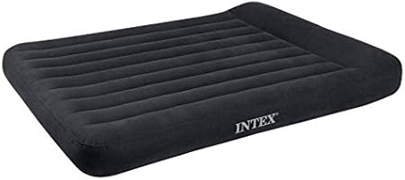 Intex 0774034 Pillow Rest Classic Queen Size Airbed With Built In