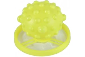 CALSGKSPRAY 1Pc Yellow Pet Hair Remover for Laundry Reusable Hair Catcher,Pet Hair Remover Laundry， Laundry Float Trap Mesh Bag Washing Machine Hair Filter Washer Portable Hair Remover Washing Balls Lint Remover