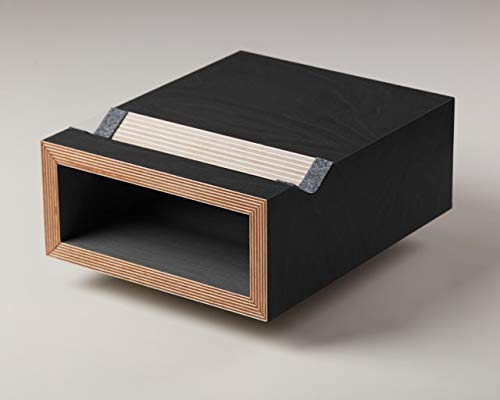 Fahrrad Wandhalterung Hikee Schwarz In Modernem Design Fahrradregal Aus Holz 24 X 30 X 11 Cm Amazon De Handmade