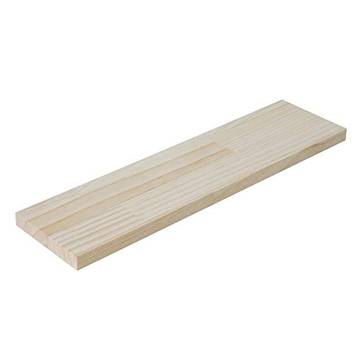 平安伸銅工業 LABRICO ウォールシェルフ用棚板 無塗装木目 幅40×奥行10×厚さ1.5cm パイン集成材棚板 WSU-73