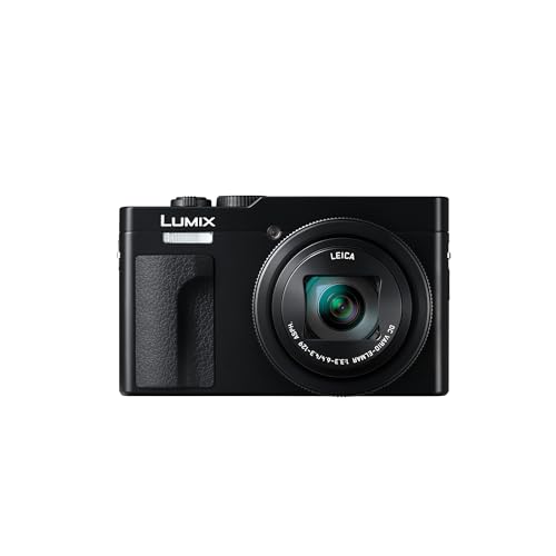 Panasonic LUMIX DC-TZ99E-K Kompakte Travel Zoom Kamera, Leica DC-Objektiv, 30-facher Zoom, 24-720mm, 20,3 MP, OIS, 4K 30p Video, 7,6cm klappbarer Moni
