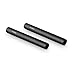SMALLRIG 4 Inches (10 cm) Black Aluminum Alloy 15mm Rod with M12 Female Thread, Pack of 2 - 1049 primary