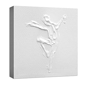 Black and White Abstract Oil Painting Feature Painting...