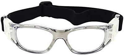 Amazon Co Jp Cuhawudba スポーツメガネバスケットボールメガネサッカーゴーグルフレームプロ防爆屋外スポーツテニスミラー グレー スポーツ アウトドア