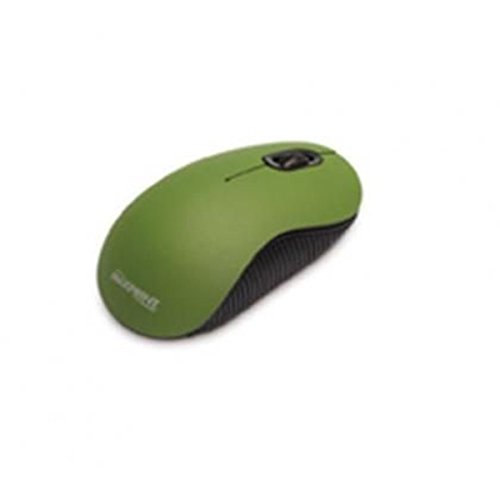Mouse Óptico Emborrachado USB 609228 Verde - Maxprint