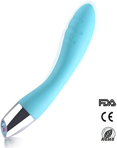 Wireless Waterproof Therapeutic Wand Massager - USB Rechargeable - Medical Grade Silicone -Memory Function - Arbitrary Bending - Powerful but Quiet.(Blue) (Blue)