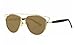 GAMT Retro Vintage Mirrored Aviator Sunglasses Metal Frame Glass Lens Classic Style Gold