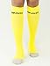 MDSOX Graduated Compression Socks for Men & Women 20-30 mmHg (Yellow, L) Best Stockings for Nurses, Travel, Running, Maternity Pregnancy, Varicose Veins, Medical, Blood Circulation, Leg Recovery