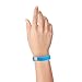 100 WristCo Navy Blue Plastic Wristbands for Events – Extended Wear, Secure Snap Prevents Reuse – Premium-Grade Bracelets for Hospital & Medical ID, Party & VIP Identification
