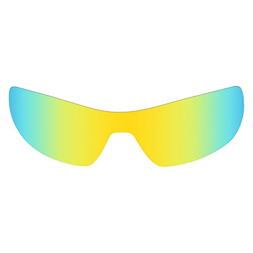 MRY Polarized Replacement Lenses for Oakley Offshoot Sunglasses - Rich Option Colors (Standard, 24K Gold Mirror-Polarized)