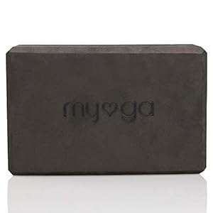 Myga Foam Yoga Block – High Density EVA Foam Yoga Brick – Lightweight Odour Resistant Moisture Proof Pilates Yoga Block