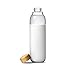 Full Circle Home Soma Glass Water Bottle, White