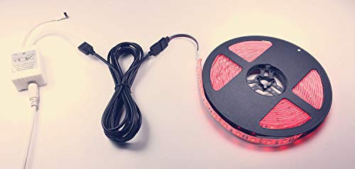 TronicsPros 2pcs 2.5m/ 8.2ft RGB LED Strip Extension Cable 4 Pin Flex LED Tape Light Extension Cord LED Ribbon Connector Wire for Flexible SMD 5050 3528 2835 RGB LED Strip Light (Black)