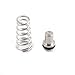 FERRODAY 6 PCS Poppet Valve Cornelius Keg Poppet Valve Stainless Stell Draft Beer Keg Parts Fits Ball Lock Beer Keg Post (Spring: 0.86 inch))