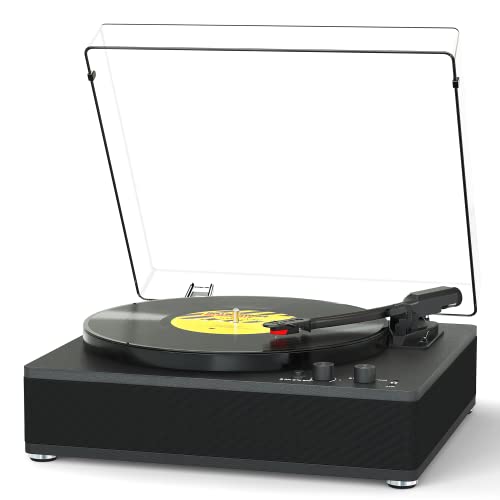 TE-3008BK-TA Vinyl Record Player Black