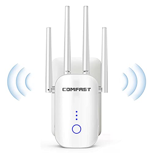 GAOAG-Repetidor-WiFi-1200Mbps-Banda-Dual-24GHz-y-5GHz-Amplificador-Senal-WiFi-Extensor-de-Red-WiFi-con-ApRepeaterRouter-Modos-4-Antenas-Puerto-LANWAN